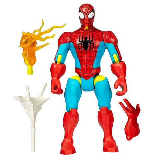 Spider-Man Marvel MixMashers Custom Mix-and-Match Action Figure & Accessories, 5-Inch-Scale Super Hero Toys for Kids Ages 4+