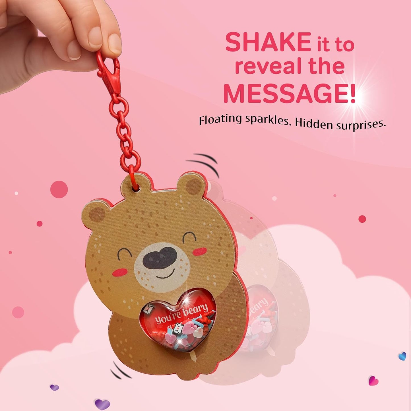 Chalk and Chuckles Joydomes DIY Shaker Keychain Kit – Tokens of Love