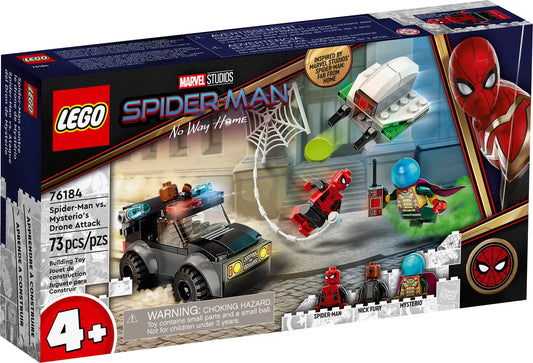 LEGO Marvel Spider-Man vs. Mysterio’s Drone Attack 76184 Building Kit (73 Pieces)