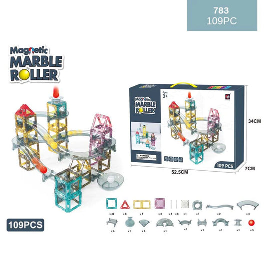 Magnetic Marble Roller 109Pc
