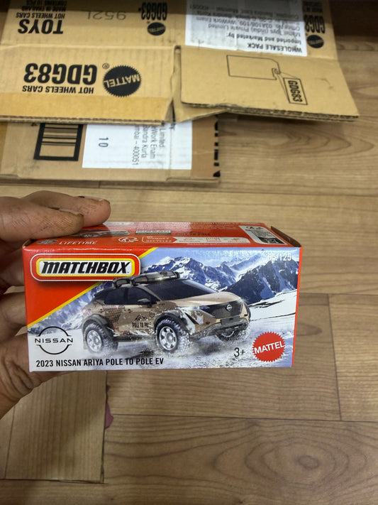 DNK70 (MATCHBOX PWR GBRS HERITAGE)-2023 NISSAN ARIYA POLE TO POLE EV