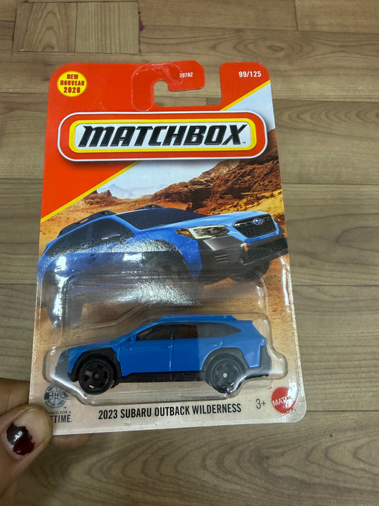 2023 SUBARU OUTBACK WILDERNESS- 30782 MATCHBOX SINGLE CAR
