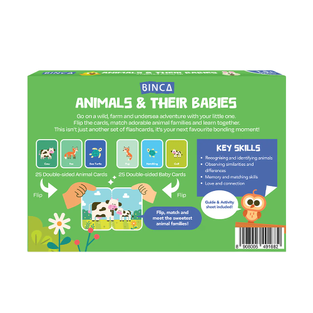 Flash Cards - Animals & Their Babies