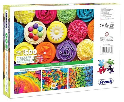 Frank Colourful Cupcakes 500 Piece Jigsaw Puzzle for Adults & Kids Above 10 Years