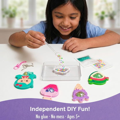 Chalk & Chuckles Joydomes, DIY Kawaii Shaker Keychain Making Kit