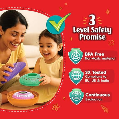 Imagimake Nesting Doughnuts | Leaps & Bounds Baby Toys