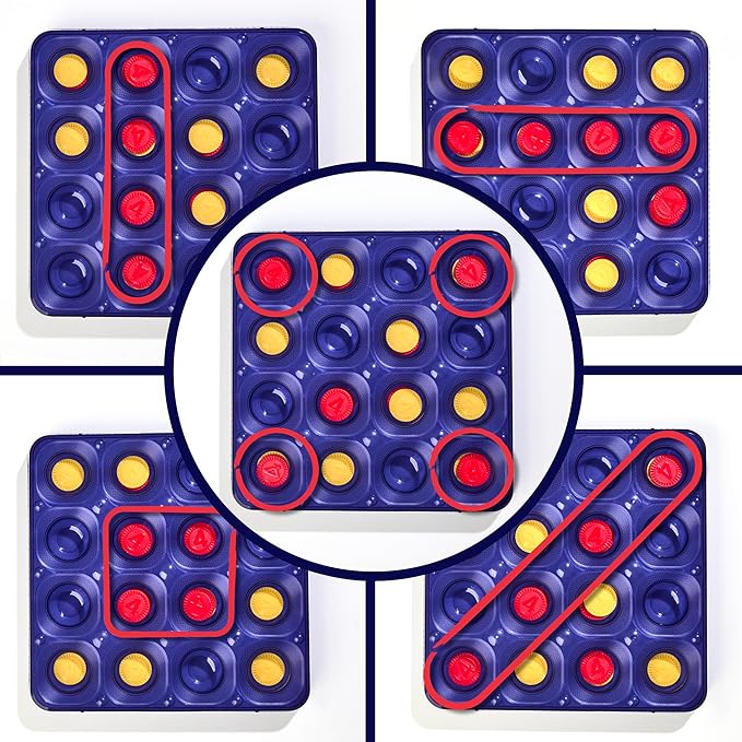 Hasbro Gaming Connect 4 Frenzy Game | Bounce Discs 4 The Win | Family Party Games for Kids, Teens, and Adults | Ages 8+ | 2 to 6 Players | 10 Mins. | Portable Games