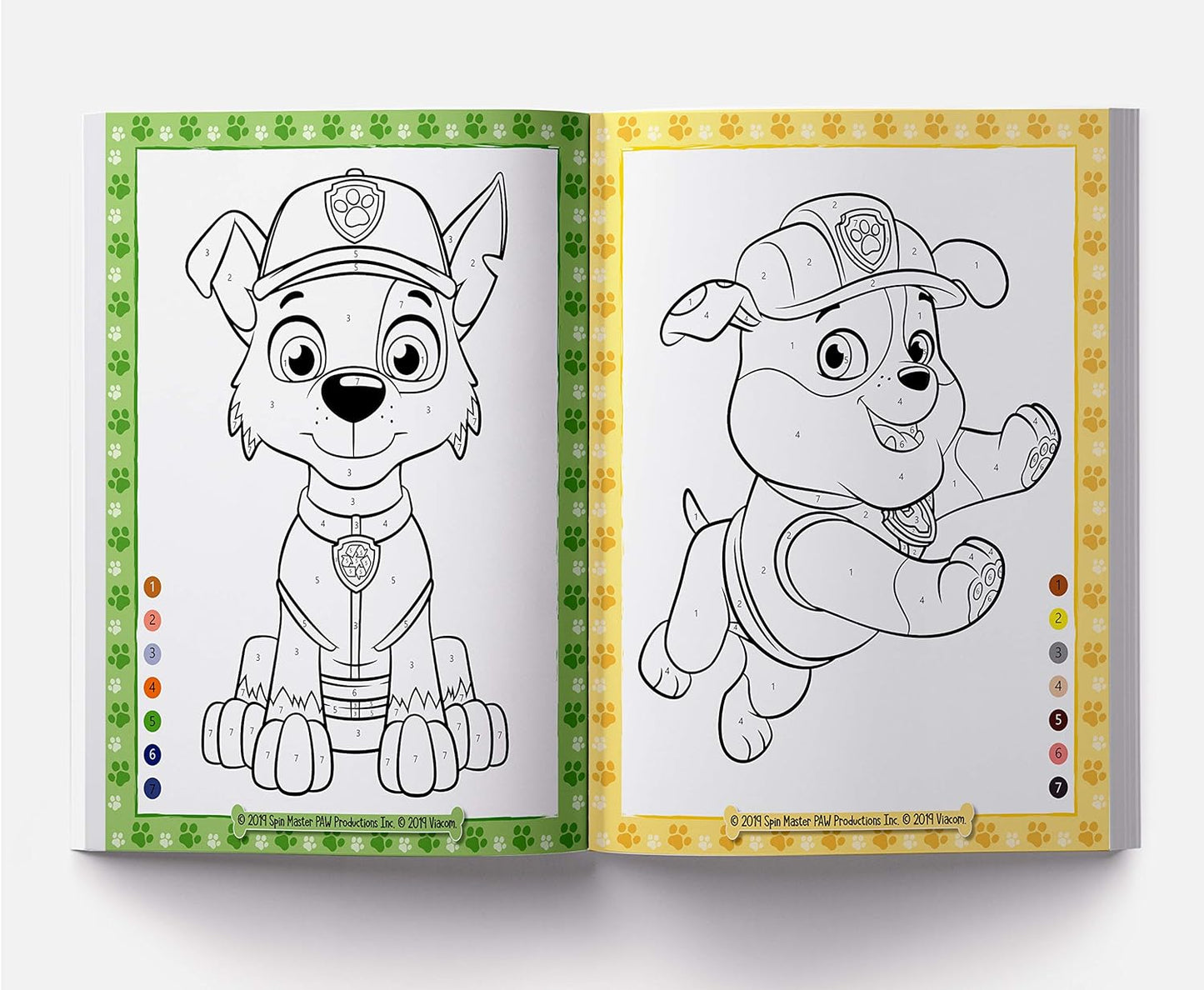 Pups on the Go: Paw Patrol, Color by Number Activity Book