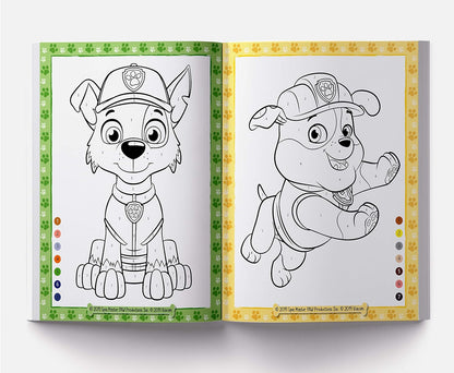 Pups on the Go: Paw Patrol, Color by Number Activity Book