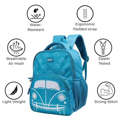 Doms Speedz School Backpack |Car Theme