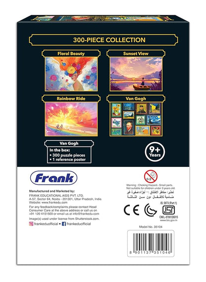 Frank Van Gogh 300 Pieces Jigsaw Puzzles | Collector's Edition | Travel Friendly Mini Puzzles | Realistic Illustration Puzzle | Game for Focus & Memory | for Adults & Teenagers