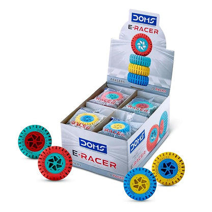 Doms E-Racer Erasers Pack of 20