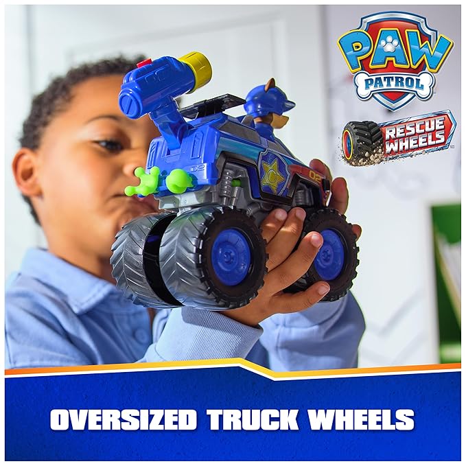 Paw Patrol Rescue Wheels - Collectable Action Car Figure - 2 Projectiles - Children's Toy for 3 Years and Above