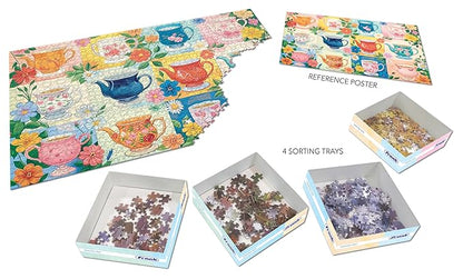 Frank My Cups of Tea 1500 Piece Jigsaw Puzzle for Adults & Teenagers