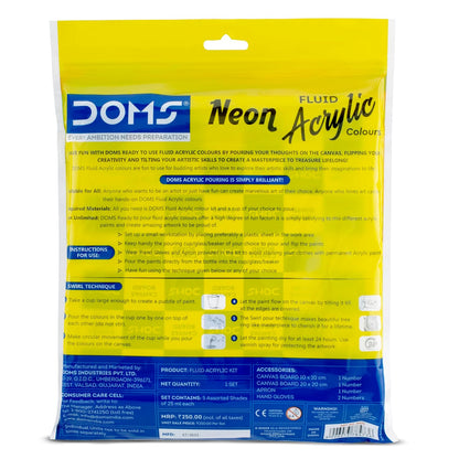 DOMS NEON Fluid Acrylic Colour