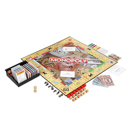 Monopoly Deluxe Edition Board Game, Fantasy Board Games & Puzzles for Friends and Family, for Boys and Girls, Money Assets Board Game, Ages 8+ Years, Birthday Gift for Kids