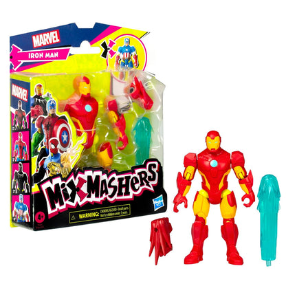 IRON MAN Marvel MixMashers Custom Mix-and-Match Action Figure & Accessories, 5-Inch-Scale Super Hero Toys for Kids Ages 4+ (Copy)