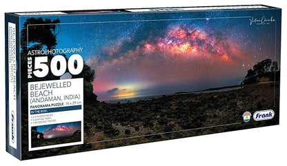 Frank Bejewelled Beach Panorama 500 Piece Jigsaw Puzzle for Adults & Kids Above 10 Years
