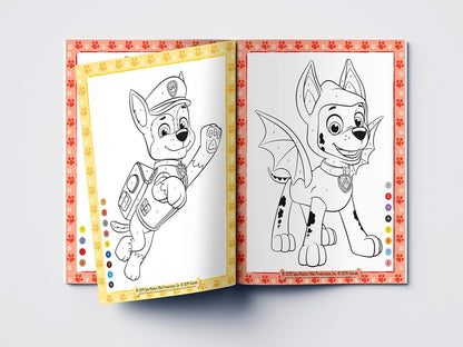 Pups on the Go: Paw Patrol, Color by Number Activity Book