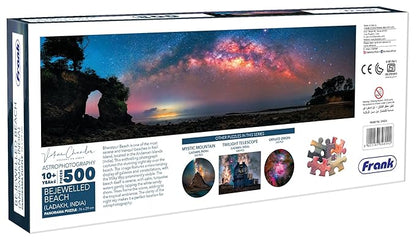 Frank Bejewelled Beach Panorama 500 Piece Jigsaw Puzzle for Adults & Kids Above 10 Years