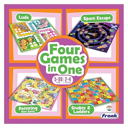 Frank Four Games in One | Classic Board Game