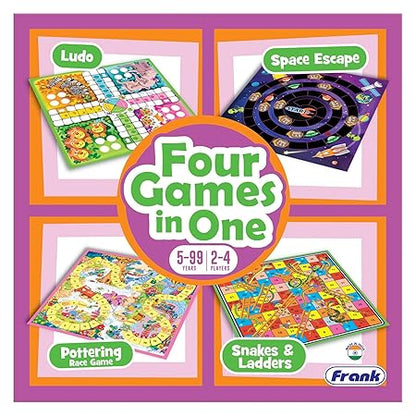 Frank Four Games in One | Classic Board Game