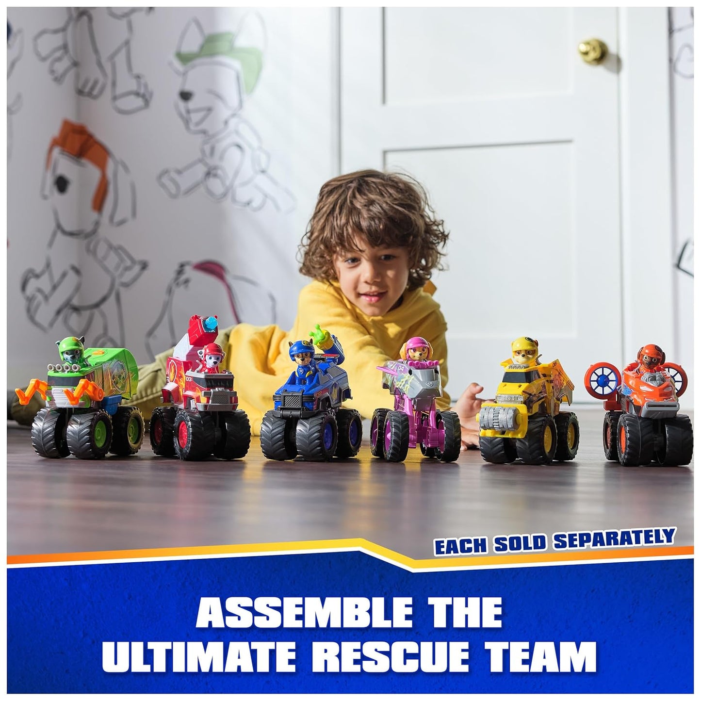 Paw Patrol Rescue Wheels - Collectable Action Car Figure - 2 Projectiles - Children's Toy for 3 Years and Above