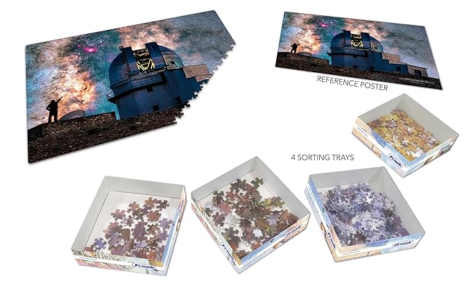 Frank Twilight Telescope 500 Piece Jigsaw Puzzle for Adults & Kids Above 10 Years | Fun & Challenging Having Realistic Illustrations