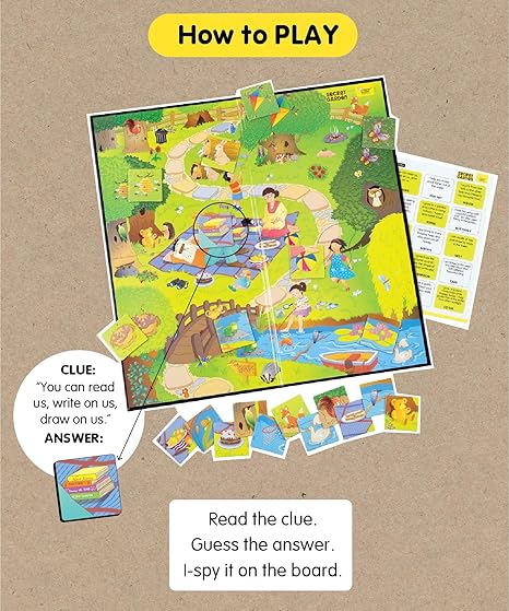 Clever Cubes Secret Garden, Learning Fun Games for Kids, Activity Games, Best Return Gifts, Multicolour