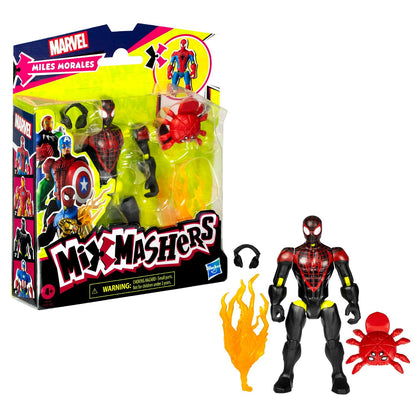 Miles Morales Spider-Man Marvel MixMashers Custom Mix-and-Match Action Figure & Accessories, 5-Inch-Scale Super Hero Toys for Kids Ages 4+ (Copy) (Copy)