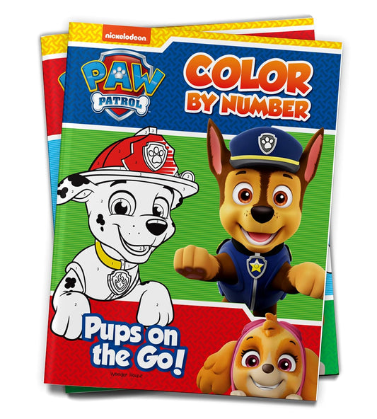 Pups on the Go: Paw Patrol, Color by Number Activity Book