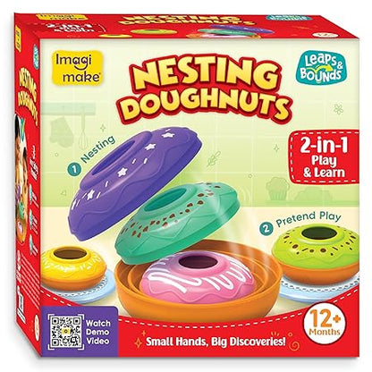 Imagimake Nesting Doughnuts | Leaps & Bounds Baby Toys