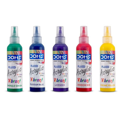 DOMS Vibrant Fluid Acrylic Colour