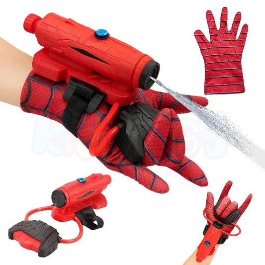 Spiderman Squirt Gun Glove for Kids Super Hero Water Blaster Glove Toy Water Gun Roleplay Toy- Price is per piece