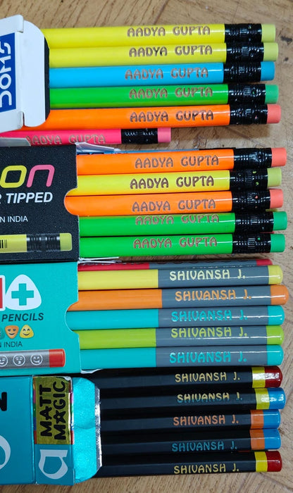 20 Personalised Pencils for Kids