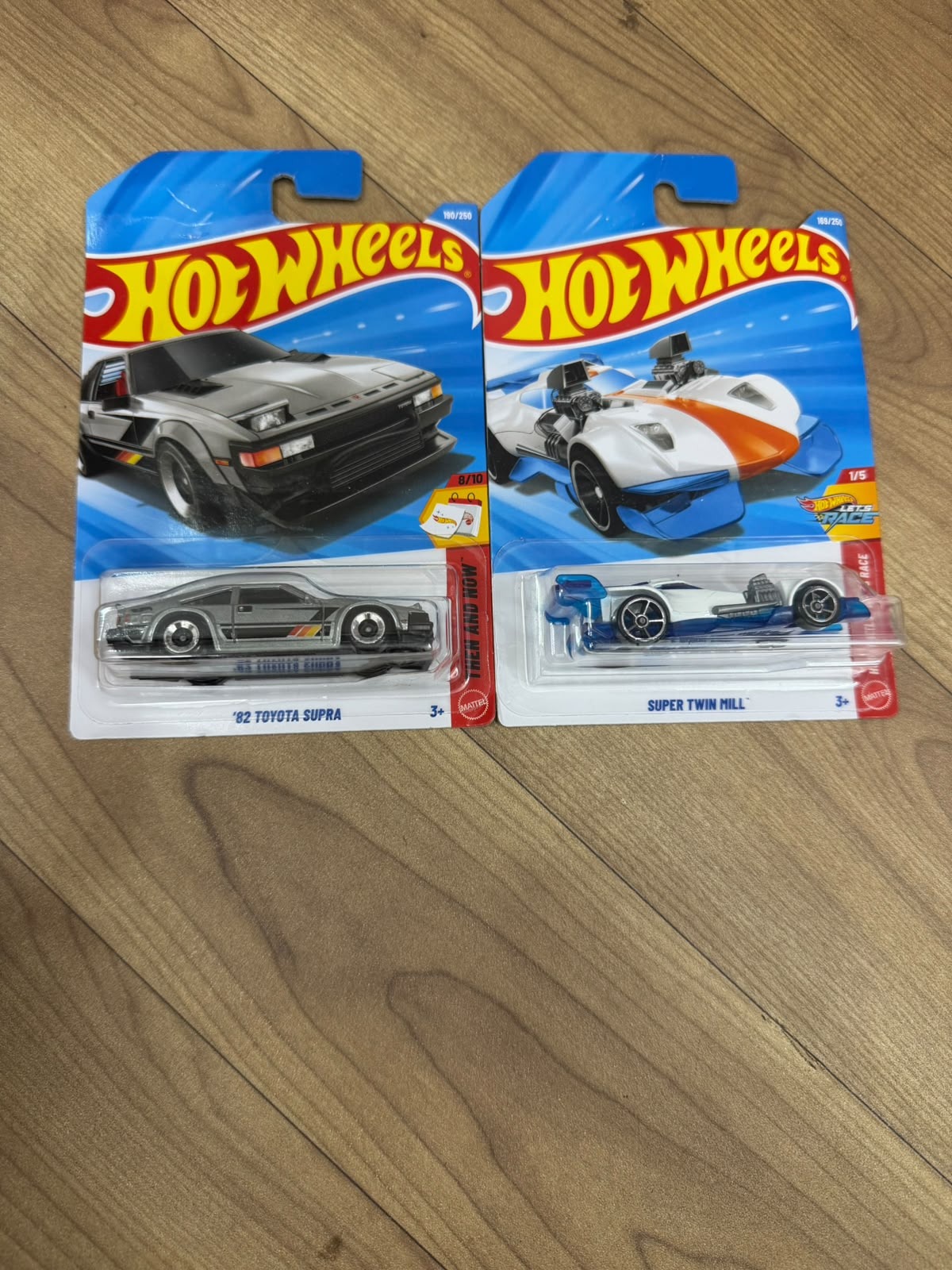 SINGLE HOT WHEELS CAR 82 TOYOTA SUPRA AND SUPER TWIN MILL