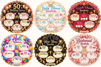 Personalised theme based Tambola/ Housie Tickets