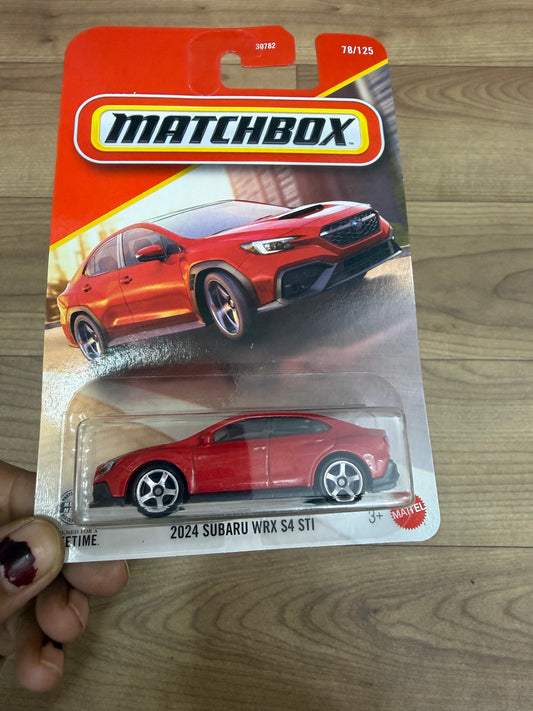 2024 SUBARU WRX S4 STI- 30782 MATCHBOX SINGLE CAR