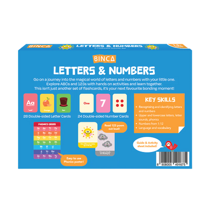 Flash Cards - Letters & Numbers