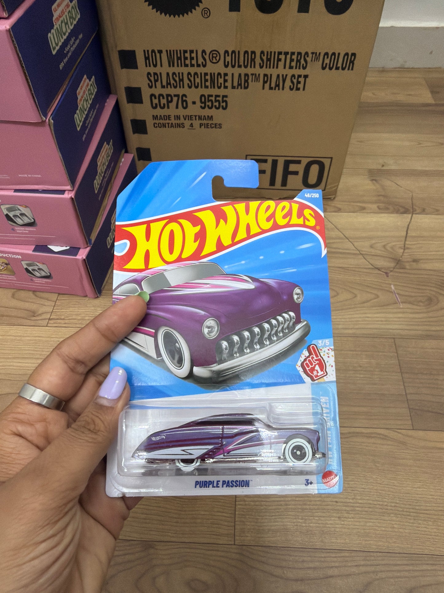 SINGLE HOT WHEELS CAR PURPLE PASSION