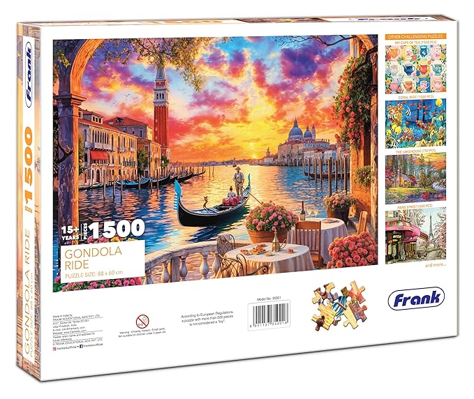 Frank Gondola Ride 1500 Piece Jigsaw Puzzle for Adults & Teenagers