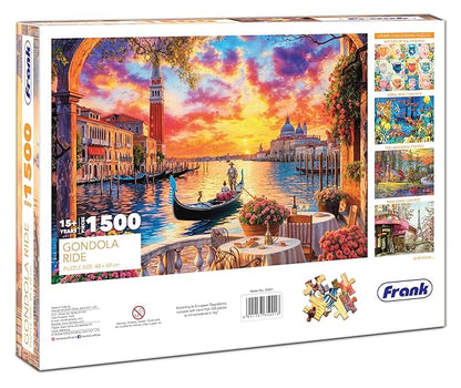 Frank Gondola Ride 1500 Piece Jigsaw Puzzle for Adults & Teenagers
