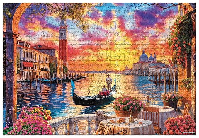 Frank Gondola Ride 1500 Piece Jigsaw Puzzle for Adults & Teenagers