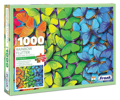 Frank Rainbow Flutter Jigsaw Puzzle for Adults | 1000 Piece Jigsaw Puzzles for Adults & Kids Above 15 Years