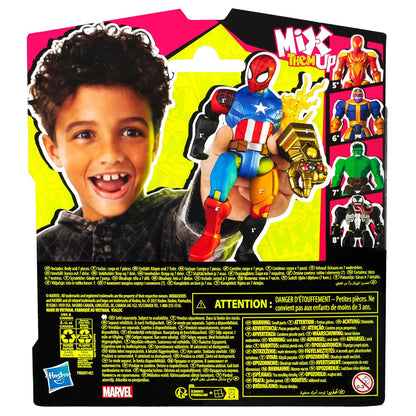 Spider-Man Marvel MixMashers Custom Mix-and-Match Action Figure & Accessories, 5-Inch-Scale Super Hero Toys for Kids Ages 4+