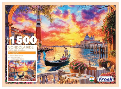 Frank Gondola Ride 1500 Piece Jigsaw Puzzle for Adults & Teenagers