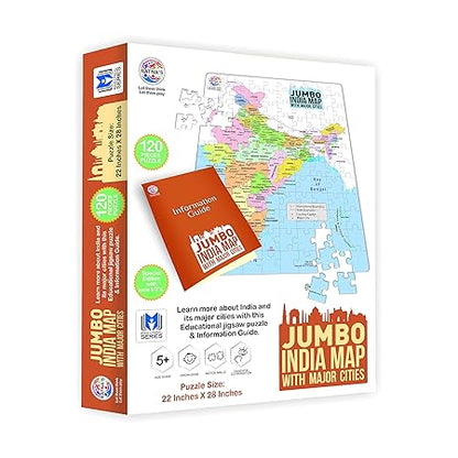 RATNA'S Jumbo India MAP 120PIECES