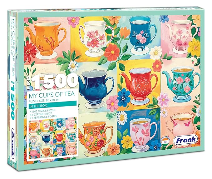 Frank My Cups of Tea 1500 Piece Jigsaw Puzzle for Adults & Teenagers