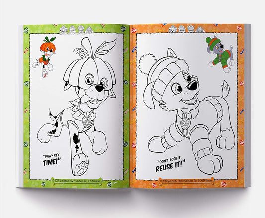 Paw Patrol on a Ruff Ruff Rescue: Paw Patrol Coloring Books for Kids