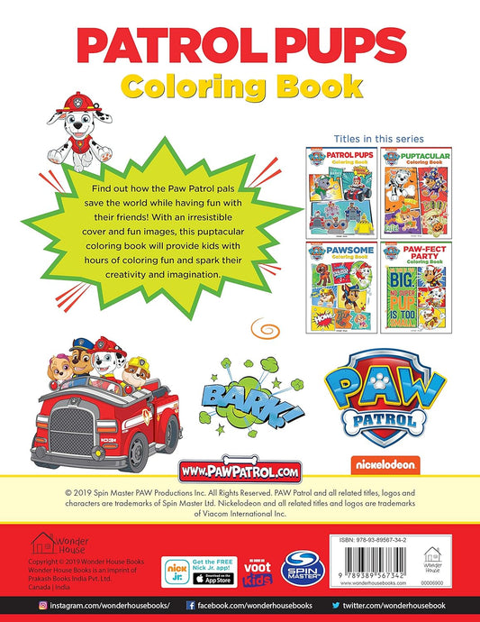 Patrol Pups: Paw Patrol Coloring Book for Kids